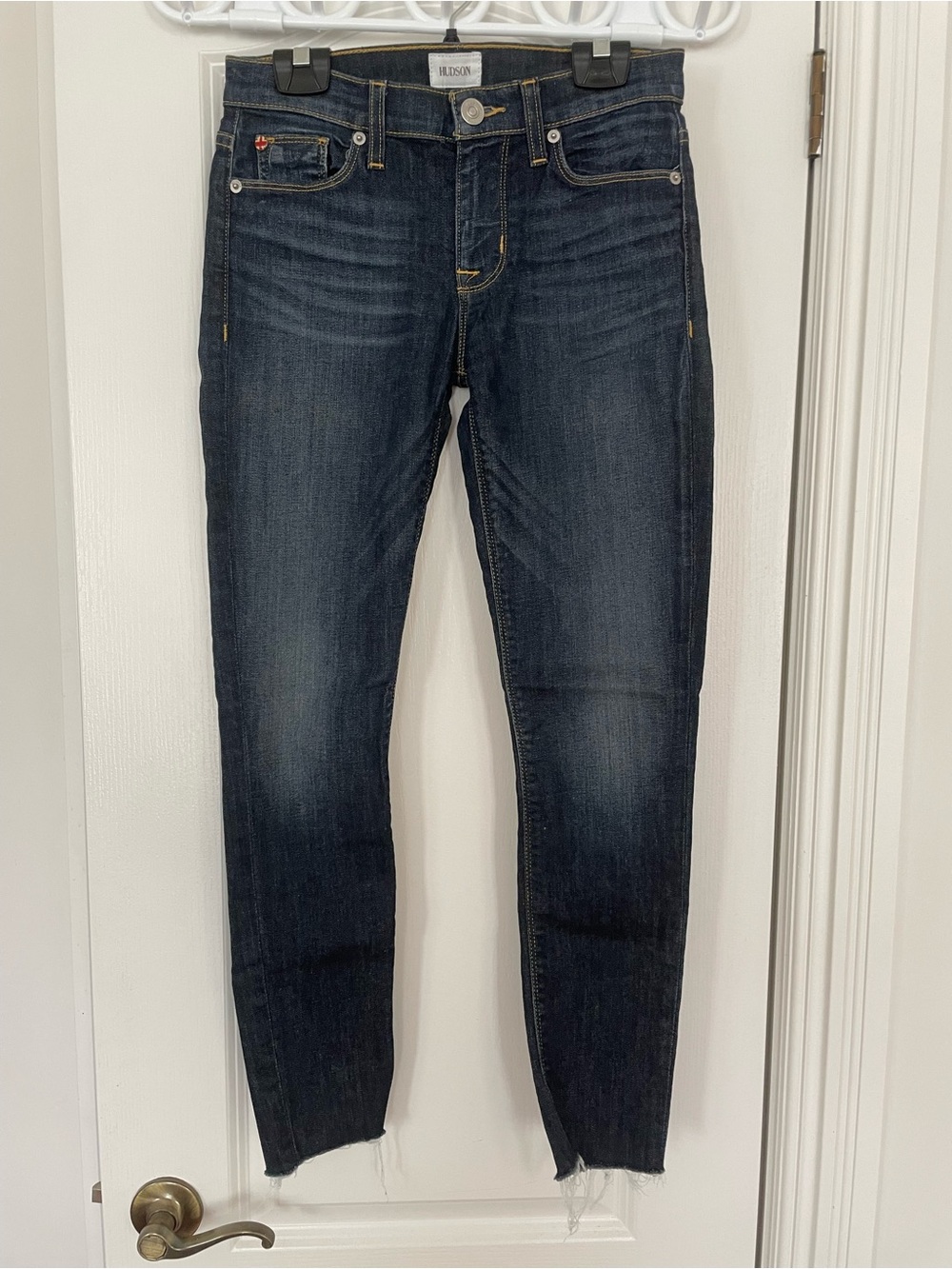 Hudson Jeans women’s blue super skinny jeans in lightly used condition